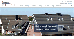 Desktop Screenshot of american-roofing.net